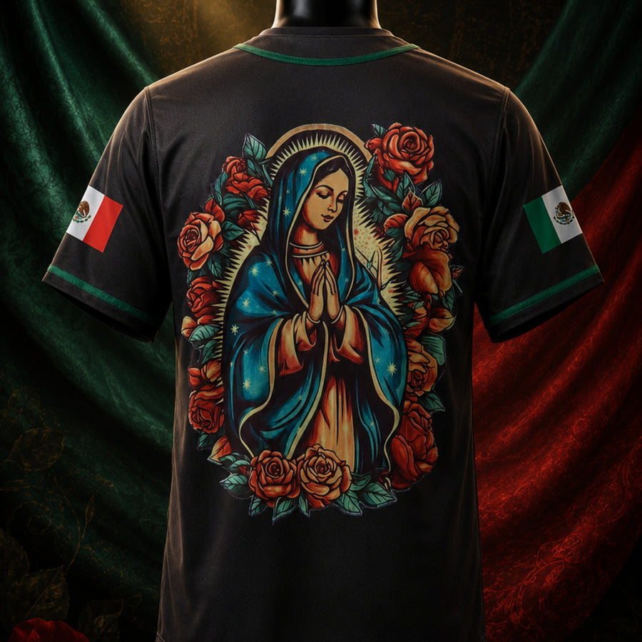 Mexico Guadalupu Baseball Jersey