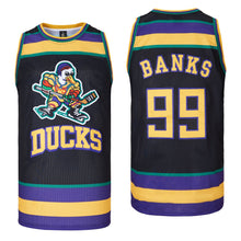 Custom Mighty Ducks Banks 99 Basketball Jersey