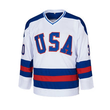 Miracle on Ice Movie USA Ice #30 Hockey Jersey
