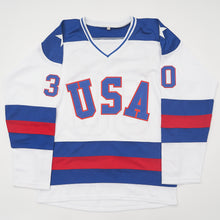 Miracle on Ice Movie USA Ice #30 Hockey Jersey