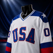 Miracle on Ice Movie USA Ice #30 Hockey Jersey