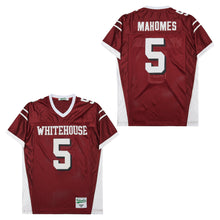 Custom Patrick Mahomes 5 Whitehouse High School Football Jersey