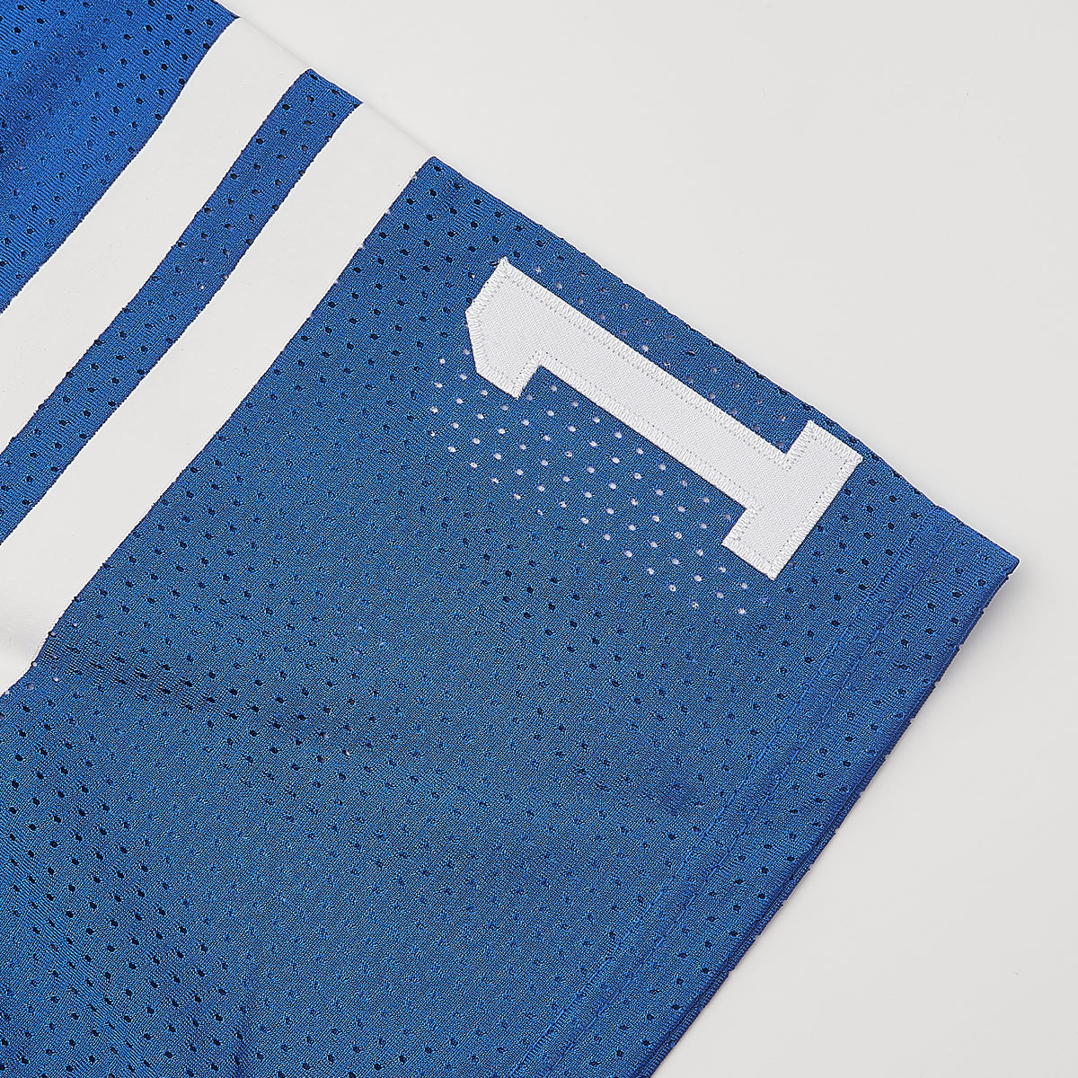 Peyton Manning #18 Indianapolis Colts Football Jersey — stripe detail