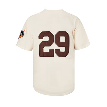 Retro #29 Satchel Paige Vintage CREAM GREY Team Baseball Jersey