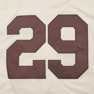 Retro #29 Satchel Paige Vintage CREAM GREY Team Baseball Jersey