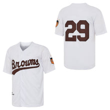 Custom Retro 29 Satchel Paige Vintage Cream Grey Team Baseball Jersey