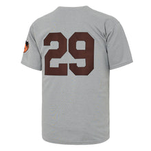 Custom Retro 29 Satchel Paige Vintage Cream Grey Team Baseball Jersey