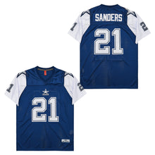 Custom Sanders 21 Dallas Cowboys Football Jersey