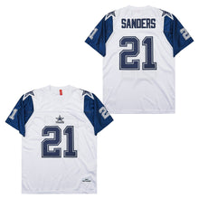 Custom Sanders 21 Dallas Cowboys Football Jersey