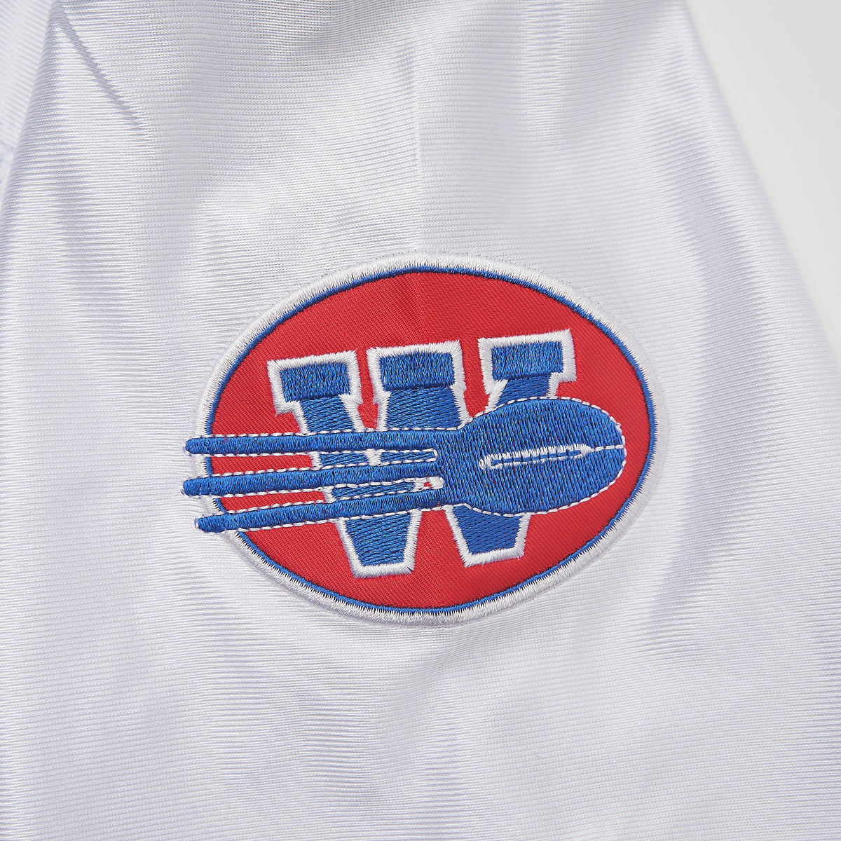 The Replacements Shane Falco #16 Washington Sentinels Football Jersey — White — patch detail