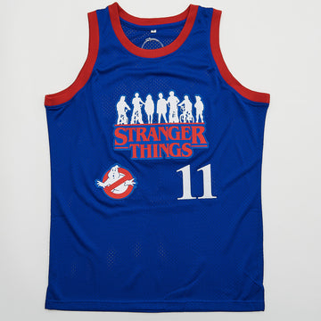 Stranger Things Eleven #11  Basketball Jersey