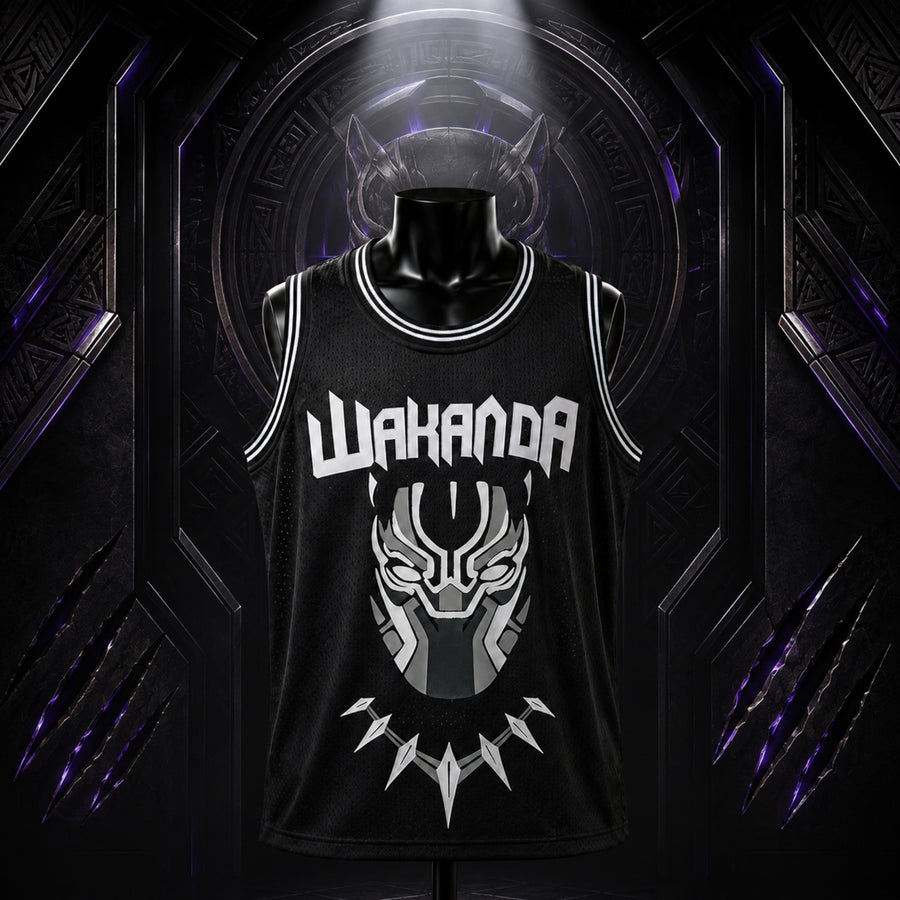 T’Challa #1 Wakanda Black Panther Basketball Jersey