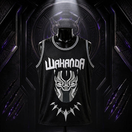 T’Challa #1 Wakanda Black Panther Basketball Jersey