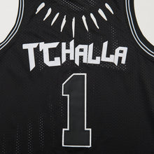 Custom T Challa 1 Wakanda Black Panther Basketball Jersey