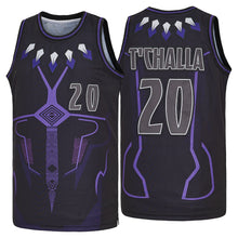T'Challa #20 Black Panther Basketball Jersey