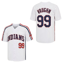 Custom Vaughn Indians 99 Baseball Jersey
