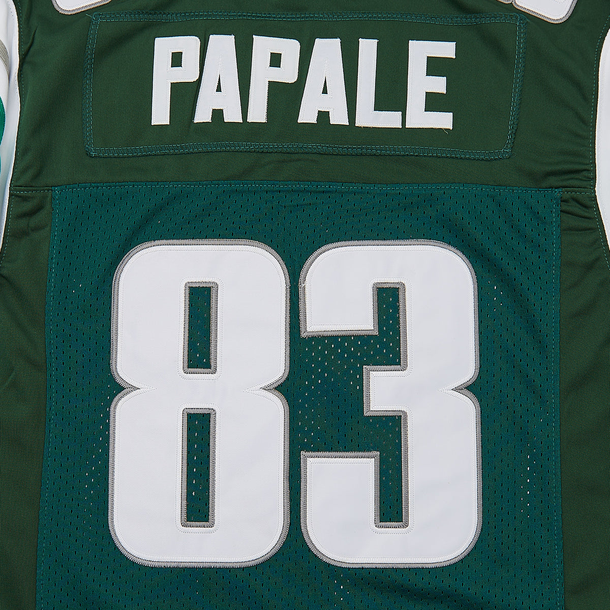 Vince Papale #83 Invincible Movie Football Jersey — lettering detail