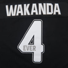 Custom Wakanda Forever King T Challa Ice 4 Hockey Jersey