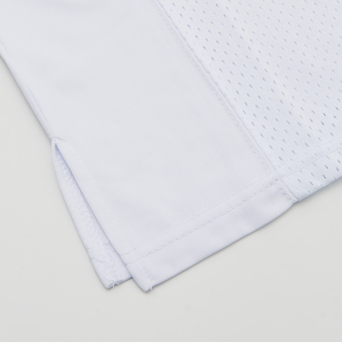 Waterboy 'Bobby Boucher' #9 Football Jersey — White — hem detail