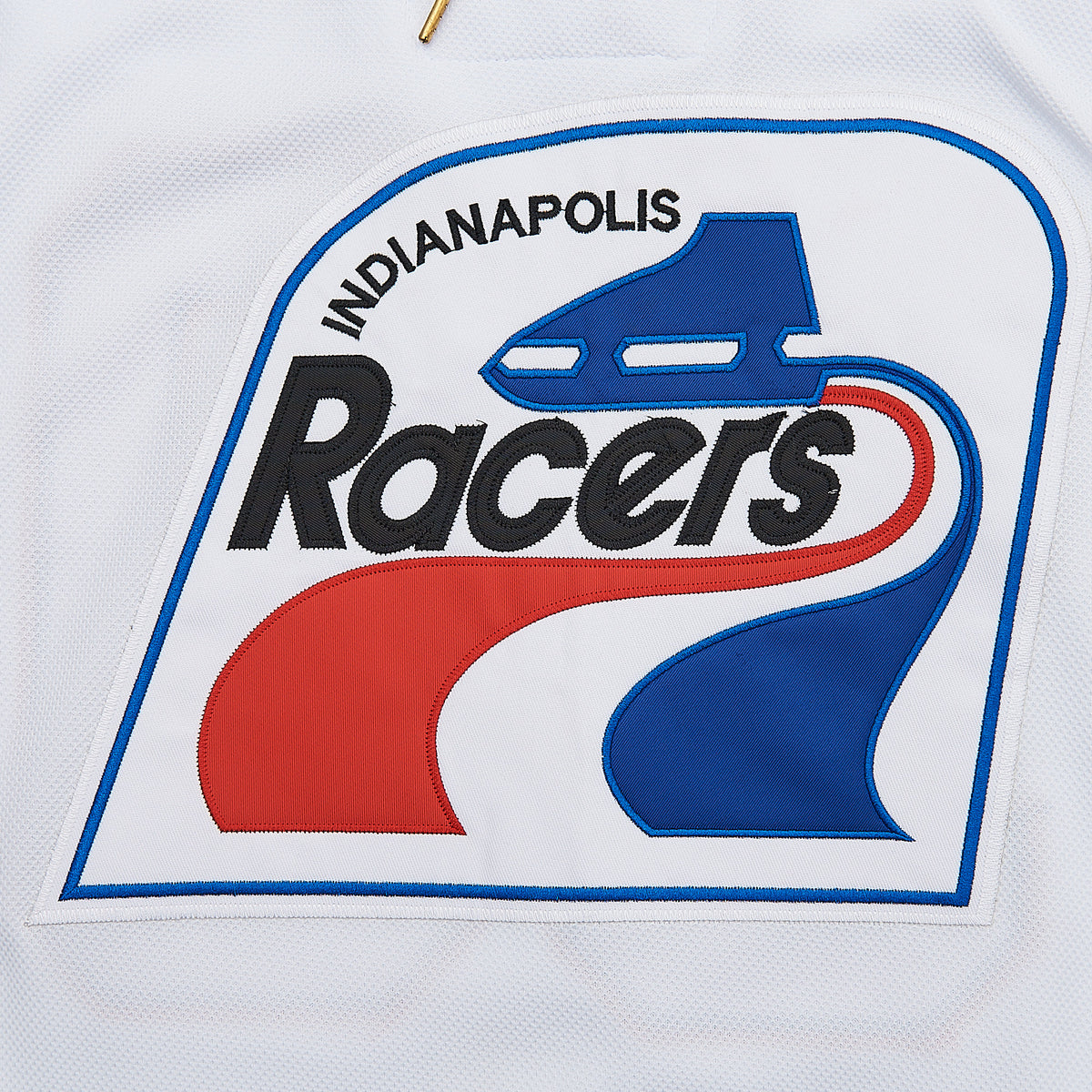 Wayne Gretzky Indianapolis Racers #99 Hockey Jersey — chest detail