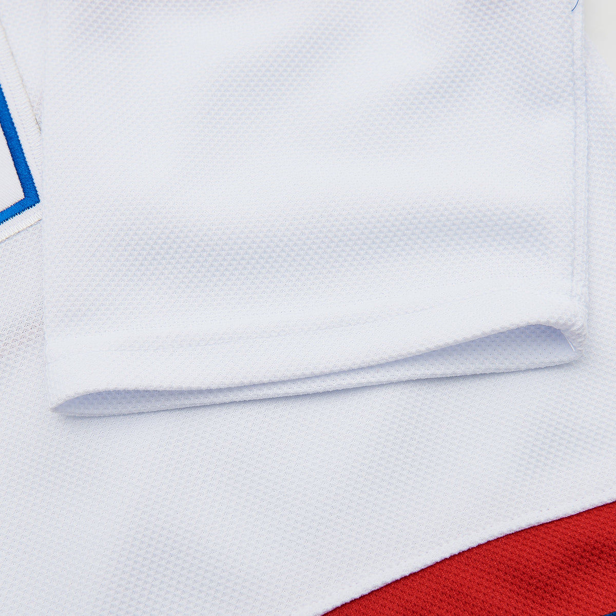 Wayne Gretzky Indianapolis Racers #99 Hockey Jersey — hem detail