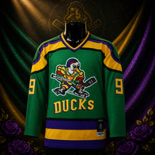 MJ-COLOR-SUPPLEMENT-1080 | Adam Banks Ducks #99 Hockey Jersey | Green | 01
