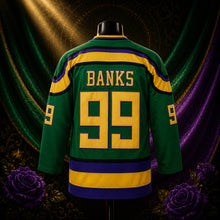 MJ-COLOR-SUPPLEMENT-1080 | Adam Banks Ducks #99 Hockey Jersey | Green | 02