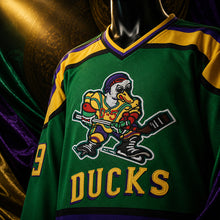 MJ-COLOR-SUPPLEMENT-1080 | Adam Banks Ducks #99 Hockey Jersey | Green | 03