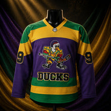 MJ-COLOR-SUPPLEMENT-1080 | Adam Banks Ducks #99 Hockey Jersey | Purple | 01