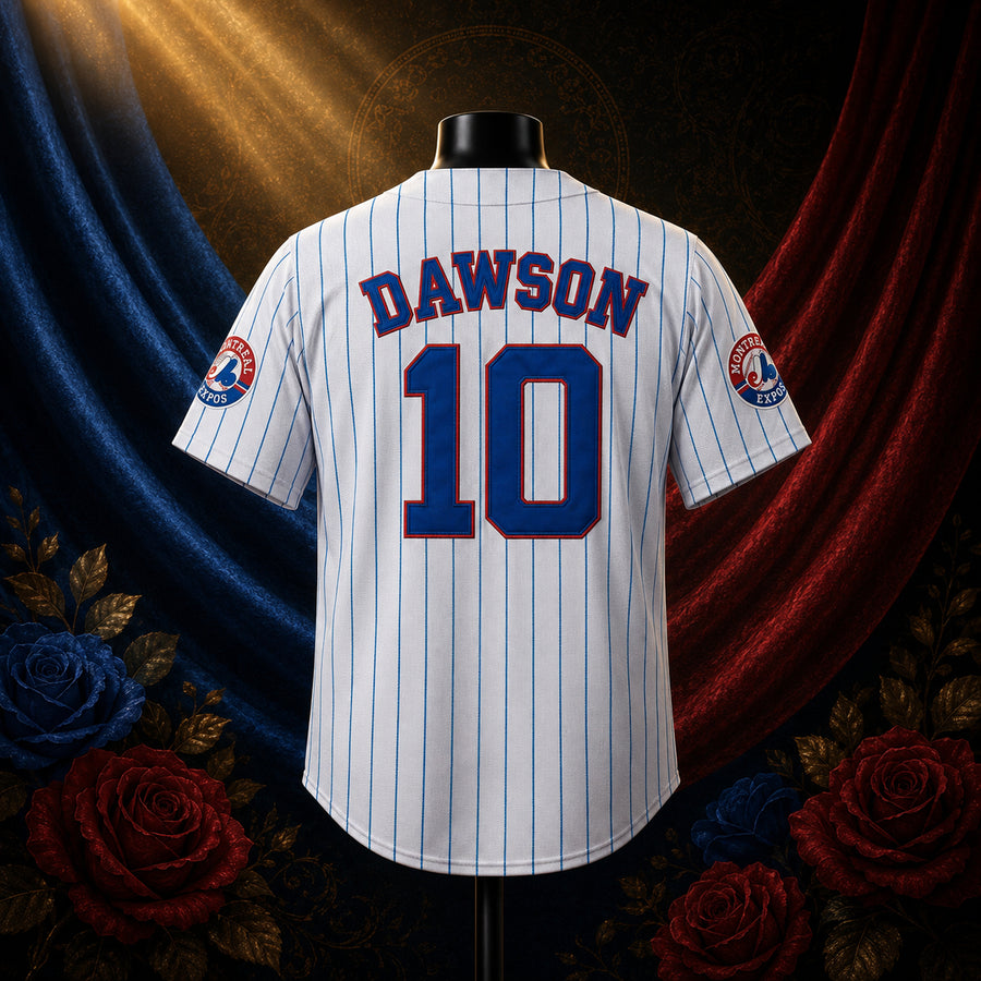 Andre Dawson Expos #10 Baseball Jersey