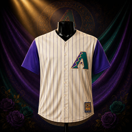 MJ-AI-CANVA-FULL-EXPORT | Arizona Diamondbacks Johnson Baseball Jersey白 | 02