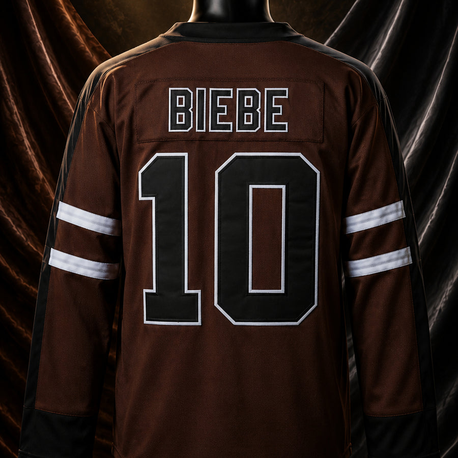 Biebe Mystery Alaska Movie #10 Hockey Jersey