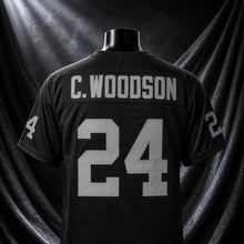 MJ-COLOR-SUPPLEMENT-1080 | C. Woodson #24 Las Vegas Raiders Football Jersey | Black | 02