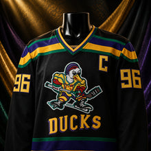 MJ-COLOR-SUPPLEMENT-1080 | Charlie Conway Ducks #96 Hockey Jersey | Black | 03