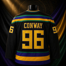 MJ-COLOR-SUPPLEMENT-1080 | Charlie Conway Ducks #96 Hockey Jersey | Black | 04
