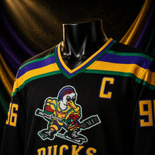 MJ-COLOR-SUPPLEMENT-1080 | Charlie Conway Ducks #96 Hockey Jersey | Black | 05