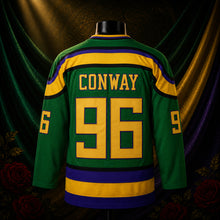 MJ-COLOR-SUPPLEMENT-1080 | Charlie Conway Ducks #96 Hockey Jersey | Green | 02