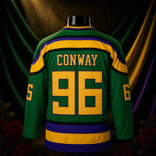 MJ-COLOR-SUPPLEMENT-1080 | Charlie Conway Ducks #96 Hockey Jersey | Green | 04