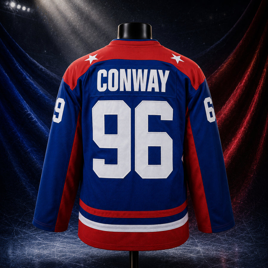 Charlie Conway Mighty Ducks Team USA #96 Hockey Jersey