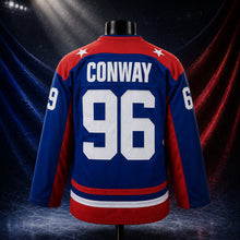 MJ-AI-CANVA-FULL-EXPORT | Charlie Conway Mighty Ducks Team USA #96 Hockey Jersey | 03