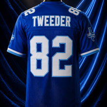 MJ-AI-CANVA-FULL-EXPORT | Charlie Tweeder #82 Varsity Blues West Canaan Coyotes Football Jersey | 03