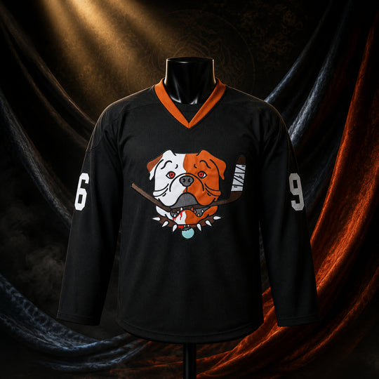 MJ-COLOR-SUPPLEMENT-1080 | Christmas Sudbury Bulldogs Series #69 Hockey Jersey | Black | 01