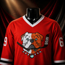 MJ-AI-CANVA-FULL-EXPORT | Christmas Sudbury Bulldogs Series #69 Hockey Jersey | 04