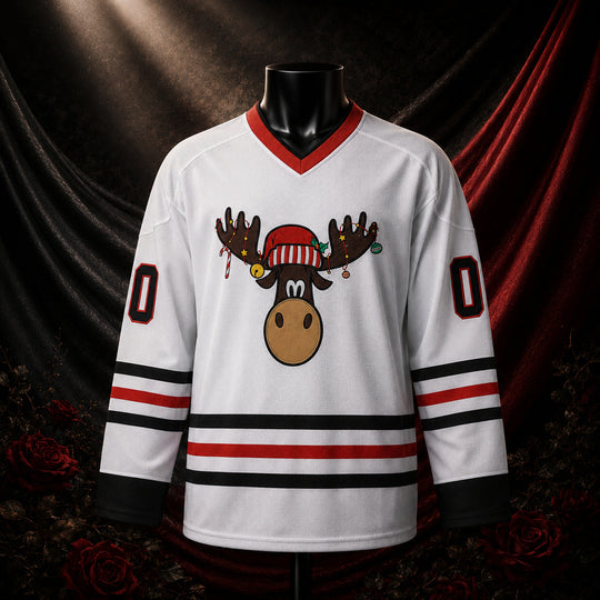 MJ-COLOR-SUPPLEMENT-1080 | Christmas Vacation 'Griswold' Hockey Jersey | White | 05