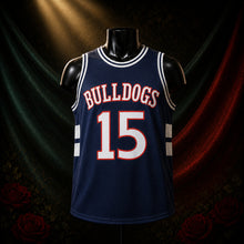 MJ-AI-CANVA-FULL-EXPORT | Cole Bulldogs #15 Basketball Jersey | 02