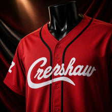 MJ-COLOR-SUPPLEMENT-1080 | Crenshaw Nipsey Hussle Baseball Jersey | Red | 03