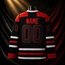 MJ-KIDS-SHORT-2000 | Custom Christmas Moose Kids Hockey Jersey | Black | 04
