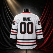 MJ-KIDS-SHORT-2000 | Custom Christmas Moose Kids Hockey Jersey | White | 02