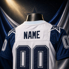 MJ-KIDS-SHORT-2000 | Custom Cowboys Kids Football Jersey | No Color | 04