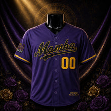 MJ-KIDS-SHORT-2000 | Custom Mamba Kids Baseball Jersey | Purple | 01